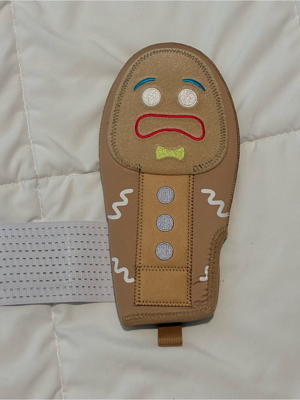 Cute Gingerbread Man Unisex Adults Sliding Mit Size S